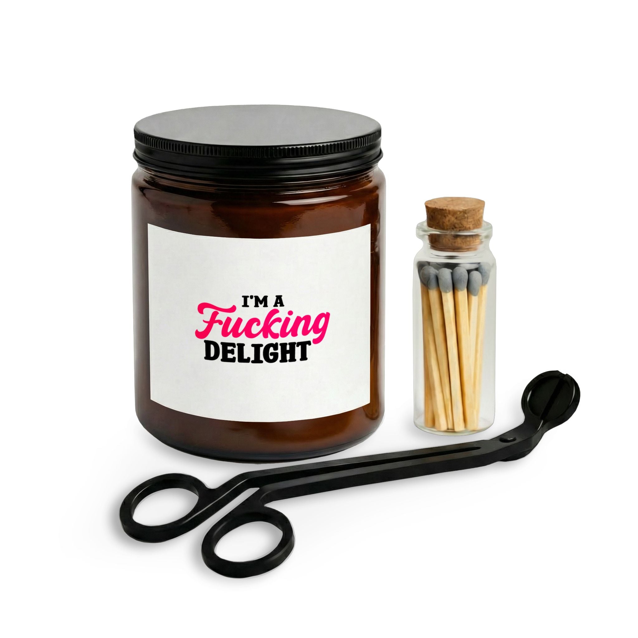 Candle Set with Matches and Wick Trimmer